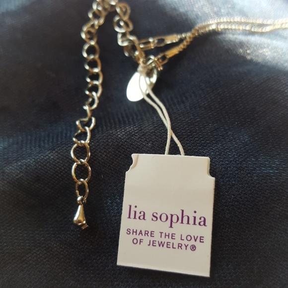 SALE!! COLORFUL AC CZ's  Lia Necklace NWT - Picture 4 of 6